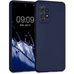 Kilifplus Samsung Galaxy A33 5G ile Uyumlu Kılıf Mat Esnek Lux Silikon Kapak İnce Kaliteli Renkli Yumuşak - Lacivert
