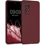 Kilifplus Samsung Galaxy A33 5G ile Uyumlu Kılıf Mat Esnek Lux Silikon Kapak İnce Kaliteli Renkli Yumuşak - Mürdüm