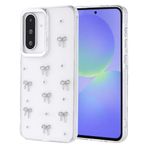 Kilifplus Samsung Galaxy A36 ile Uyumlu Kılıf Şeffaf Simli Airbag Tasarımlı Kapak, Darbe Emici, Kamera Korumalı, [ Tam Uyumlu, Zarif, Kaliteli ], Fiyonk