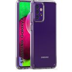 Kilifplus Samsung Galaxy A52 ile Uyumlu Kılıf Şeffaf Pürüzsüz Yüzey, Kenarları Silikon, Sert Özel Kalıp Coss Kapak - Şeffaf