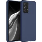 Kilifplus Samsung Galaxy A53 ile Uyumlu Kılıf Mat Esnek Lux Silikon Kapak İnce Kaliteli Renkli Yumuşak - Lacivert