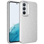 Kilifplus Samsung Galaxy A54 ile Uyumlu Silikon Kapak Simli Parlak Lux Kamera Korumalı Koton - Gri