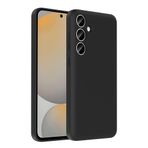 Kilifplus Samsung Galaxy A55 ile Uyumlu Kılıf Kamera Korumalı İçi Kadife Dokulu Kartlık Hazneli Vitra Kapak, [ Tam Uyumlu, Kaliteli, Premium ], Siyah