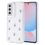 Kilifplus Samsung Galaxy A56 ile Uyumlu Kılıf Şeffaf Simli Airbag Tasarımlı Kapak, Darbe Emici, Kamera Korumalı, [ Tam Uyumlu, Zarif, Kaliteli ], Lale