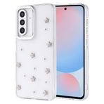 Kilifplus Samsung Galaxy A56 ile Uyumlu Kılıf Şeffaf Simli Airbag Tasarımlı Kapak, Darbe Emici, Kamera Korumalı, [ Tam Uyumlu, Zarif, Kaliteli ], Yıldız
