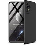 Kilifplus Samsung Galaxy A73 3 Parçalı 360 Tam Korumalı Rubber AYS Kapak Siyah Kılıf