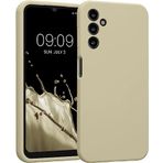 Kilifplus Samsung Galaxy M14 ile Uyumlu Kılıf Mat Esnek Lux Silikon Kapak İnce Kaliteli Renkli Yumuşak - Gold