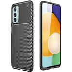 Kilifplus Samsung Galaxy M23 5G ile Uyumlu Kılıf Silikon Parmak İzi Bırakmayan Karbon Soft Negro Kapak - Siyah