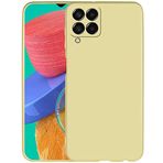 Kilifplus Samsung Galaxy M33 ile Uyumlu Kılıf Mat Esnek Lux Silikon Kapak İnce Kaliteli Renkli Yumuşak - Gold