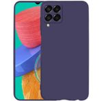 Kilifplus Samsung Galaxy M33 ile Uyumlu Kılıf Mat Esnek Lux Silikon Kapak İnce Kaliteli Renkli Yumuşak - Lacivert
