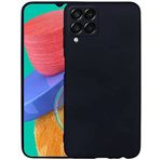 Kilifplus Samsung Galaxy M33 ile Uyumlu Kılıf Mat Esnek Lux Silikon Kapak İnce Kaliteli Renkli Yumuşak - Siyah