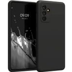 Kilifplus Samsung Galaxy M52 Kılıf First Silikon Mat Esnek Kamera Lens Korumalı - Siyah