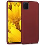 Kilifplus Samsung Galaxy Note 10 Lite ile Uyumlu Kılıf Mat Esnek Lux Silikon Kapak İnce Kaliteli Renkli Yumuşak - Mürdüm