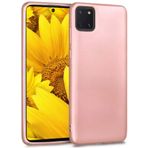 Kilifplus Samsung Galaxy Note 10 Lite ile Uyumlu Kılıf Mat Esnek Lux Silikon Kapak İnce Kaliteli Renkli Yumuşak - Rose Gold