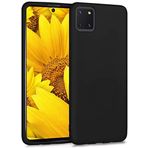 Kilifplus Samsung Galaxy Note 10 Lite ile Uyumlu Kılıf Mat Esnek Lux Silikon Kapak İnce Kaliteli Renkli Yumuşak - Siyah