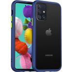 Kilifplus Samsung Galaxy Note 10 Lite Kılıf Exlusive Arkası Mat Tam Koruma Darbe Emici - Mavi