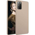 Kilifplus Samsung Galaxy Note 20 ile Uyumlu Kılıf Mat Esnek Lux Silikon Kapak İnce Kaliteli Renkli Yumuşak - Gold