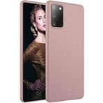 Kilifplus Samsung Galaxy Note 20 ile Uyumlu Kılıf Mat Esnek Lux Silikon Kapak İnce Kaliteli Renkli Yumuşak - Rose Gold