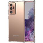 Kilifplus Samsung Galaxy Note 20 Ultra ile Uyumlu Kılıf Köşe Korumalı Airbag Şeffaf Silikon Anti-Shock Kapak
