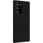 Kilifplus Samsung Galaxy Note 20 Ultra ile Uyumlu Kılıf Mat Esnek Lux Silikon Kapak İnce Kaliteli Renkli Yumuşak - Siyah
