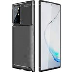 Kilifplus Samsung Galaxy Note 20 Ultra ile Uyumlu Kılıf Silikon Parmak İzi Bırakmayan Karbon Soft Negro Kapak - Siyah