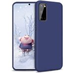 Kilifplus Samsung Galaxy S20 FE ile Uyumlu Kılıf Mat Esnek Lux Silikon Kapak İnce Kaliteli Renkli Yumuşak - Lacivert