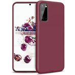 Kilifplus Samsung Galaxy S20 FE ile Uyumlu Kılıf Mat Esnek Lux Silikon Kapak İnce Kaliteli Renkli Yumuşak - Mürdüm