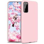 Kilifplus Samsung Galaxy S20 FE ile Uyumlu Kılıf Mat Esnek Lux Silikon Kapak İnce Kaliteli Renkli Yumuşak - Rose Gold