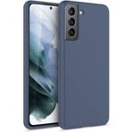 Kilifplus Samsung Galaxy S21 FE ile Uyumlu Kılıf Mat Esnek Lux Silikon Kapak İnce Kaliteli Renkli Yumuşak - Lacivert