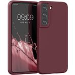 Kilifplus Samsung Galaxy S22 ile Uyumlu Kılıf Mat Esnek Lux Silikon Kapak İnce Kaliteli Renkli Yumuşak - Mürdüm