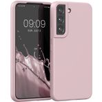 Kilifplus Samsung Galaxy S22 Plus ile Uyumlu Kılıf Mat Esnek Lux Silikon Kapak İnce Kaliteli Renkli Yumuşak - Rose Gold