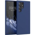 Kilifplus Samsung Galaxy S22 Ultra ile Uyumlu Kılıf Mat Esnek Lux Silikon Kapak İnce Kaliteli Renkli Yumuşak - Lacivert
