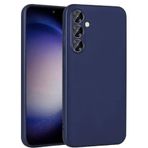 Kilifplus Samsung Galaxy S23 FE ile Uyumlu Kılıf Mat Esnek Lux Silikon Kapak İnce Kaliteli Renkli Yumuşak - Lacivert