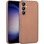 Kilifplus Samsung Galaxy S23 FE ile Uyumlu Kılıf Mat Esnek Lux Silikon Kapak İnce Kaliteli Renkli Yumuşak - Rose Gold
