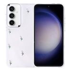 Kilifplus Samsung Galaxy S23 FE ile Uyumlu Kılıf Şeffaf Simli Airbag Tasarımlı Kapak, Darbe Emici, Kamera Korumalı, [ Tam Uyumlu, Zarif, Kaliteli ], Lale