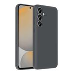 Kilifplus Samsung Galaxy S24 FE ile Uyumlu Kılıf Kamera Korumalı İçi Kadife Dokulu Kartlık Hazneli Vitra Kapak, [ Tam Uyumlu, Kaliteli, Premium ], Gri