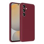 Kilifplus Samsung Galaxy S24 FE ile Uyumlu Kılıf Kamera Korumalı İçi Kadife Dokulu Kartlık Hazneli Vitra Kapak, [ Tam Uyumlu, Kaliteli, Premium ], Mürdüm