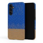 Kilifplus Samsung Galaxy S24 FE ile Uyumlu Kılıf, Karbon Görünümlü Sert PC Kapak, Minimalist Tasarım, Şeffaf Yüzey, Magsafe Uyumlu, Su Dirençli (Mavi, Samsung Galaxy S24 FE)