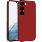 Kilifplus Samsung Galaxy S24 Plus ile Uyumlu Kılıf Mat Esnek Lux Silikon Kapak İnce Kaliteli Renkli Yumuşak - Kırmızı