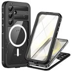 Kilifplus Samsung Galaxy S24 Plus ile Uyumlu Kılıf Su Geçirmez Toza Dayanıklı IP68 Sertifikalı 360 Tam Koruma Kapak [ 360 Tam Koruma, Deniz Altı Resim ve Video Çekimi, Korumalı, Suya Toza Dayanıklı]