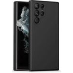 Kilifplus Samsung Galaxy S24 Ultra ile Uyumlu Kılıf Mat Esnek Lux Silikon Kapak İnce Kaliteli Renkli Yumuşak - Siyah