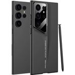Kilifplus Samsung Galaxy S24 Ultra ile Uyumlu Kılıf Ultra İnce Kameralı Korumalı Sert Rubber Procase Kapak, [ Sportif, Şık, Sert, İnce ] - Siyah