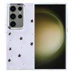 Kilifplus Samsung Galaxy S25 Ultra ile Uyumlu Kılıf Şeffaf Simli Airbag Tasarımlı Kapak, Darbe Emici, Kamera Korumalı, [ Tam Uyumlu, Zarif, Kaliteli ], Yıldız