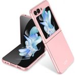 Kilifplus Samsung Galaxy Z Flip 5 ile Uyumlu Kılıf Sert Kıpta Mat İnce Rubber Kapak [ Şık, Sade, Mat, Pürüzsüz ] - Pembe
