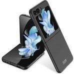 Kilifplus Samsung Galaxy Z Flip 5 ile Uyumlu Kılıf Sert Kıpta Mat İnce Rubber Kapak [ Şık, Sade, Mat, Pürüzsüz ] - Siyah