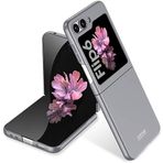 Kilifplus Samsung Galaxy Z Flip 6 ile Uyumlu Kılıf Sert Kıpta Mat İnce Rubber Kapak [ Şık, Sade, Mat, Pürüzsüz ] - Gri