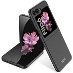 Kilifplus Samsung Galaxy Z Flip 6 ile Uyumlu Kılıf Sert Kıpta Mat İnce Rubber Kapak [ Şık, Sade, Mat, Pürüzsüz ] - Siyah