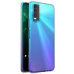 Kilifplus Vivo Y20 ile Uyumlu Kılıf Şeffaf Süper Silikon, Esnek, Clear, Tam Uyumlu Kapak