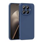 Kilifplus Xiaomi 15T Pro ile Uyumlu Kılıf Mat Lansman Kılıf, Kadife İç Yüzey, Silikon, Esnek, Pürüzsüz, Lacivert