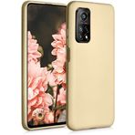 Kilifplus Xiaomi Mi 10T - Mi 10T Pro ile Uyumlu Kılıf Premier Mat Esnek Silikon Kapak - Gold